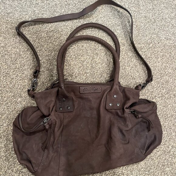 Peter Nappi leather satchel/ tote - Picture 1 of 4